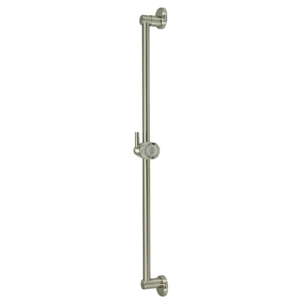 Showerscape 24" Shower Slide Bar W/ Pin Wall Hook, Brushed Nickel K180A8 - main